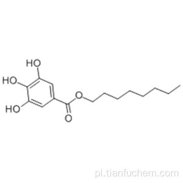 Kwas benzoesowy, ester 3,4,5-trihydroksy-, oktylowy CAS 1034-01-1